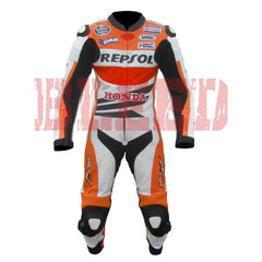 Marc Marquez Repsol MotoGP 2019 Race Suit Front View