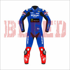 Alex Rins Suzuki 2022 MotoGP Race Suit Front View