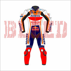 Alex Marquez Honda Repsol 2021 MotoGP Suit Front View