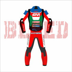Alex Marquez Honda Repsol 2021 MotoGP Suit Front View
