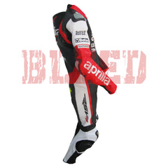 Aprilia Men Leather Racing Motorbike Suit Right View