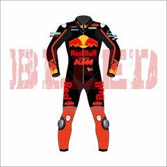Brad Binder KTM RedBull MotoGP 2021 Leather Race Suit Front View