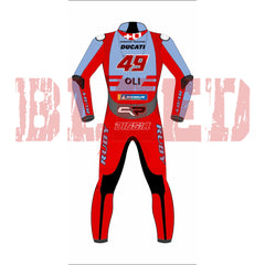 Fabio Di Giannantonio Ducati MotoGP 2023 Race Suit Back View