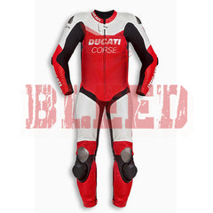 Ducati Corse Dair K1 Men Motorbike Suit Front View