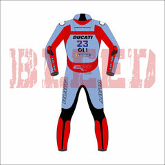Enea Bastianini Ducati 2022 MotoGP Race Suit Back View