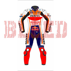 Marc Marquez Honda MotoGP 2023 Race Suit Front View