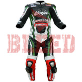 Tom Sykes Kawasaki Ninja Motorbike Racing Suit Front View
