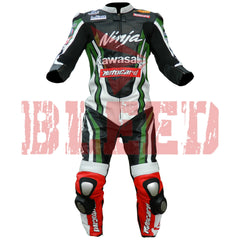Tom Sykes Kawasaki Ninja Motorbike Racing Suit Front View