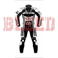 Marc Marquez Winter Test 2023 Leather Race Suit Front View