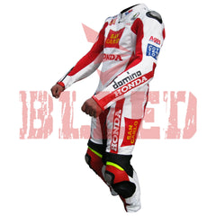 Marco Simoncelli Motorcycle Riding Suit Left View