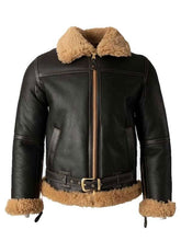 B1 Black Aviator Jacket Front