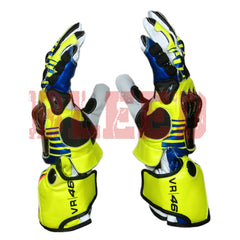 Rossi Motorbike Racing Leather Gloves Motorbike-2
