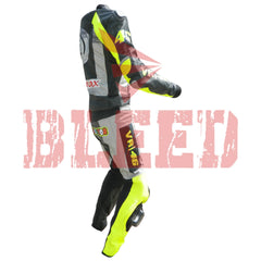 Valentino Rossi Winter Test Motorbike Riding Leather Suit Right View