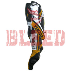 Yamaha Mens Motorbike Racing Leather Suit Right View
