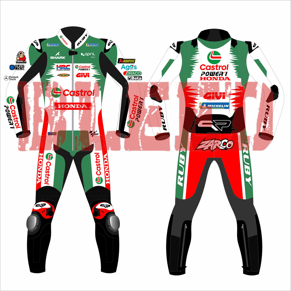 Johann Zarco Honda Castrol MotoGP 2024 Race Suit