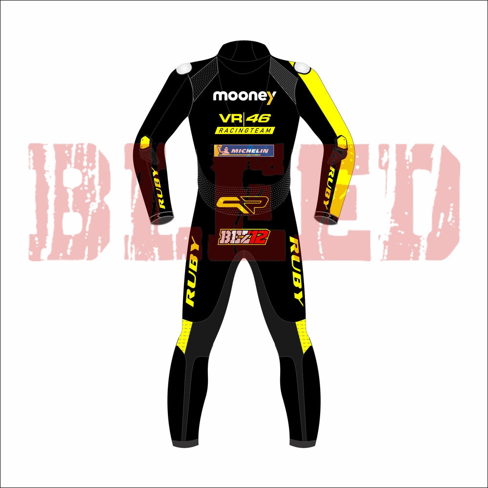 Marco Bezzecchi VR46 2022 Race Suit Front View