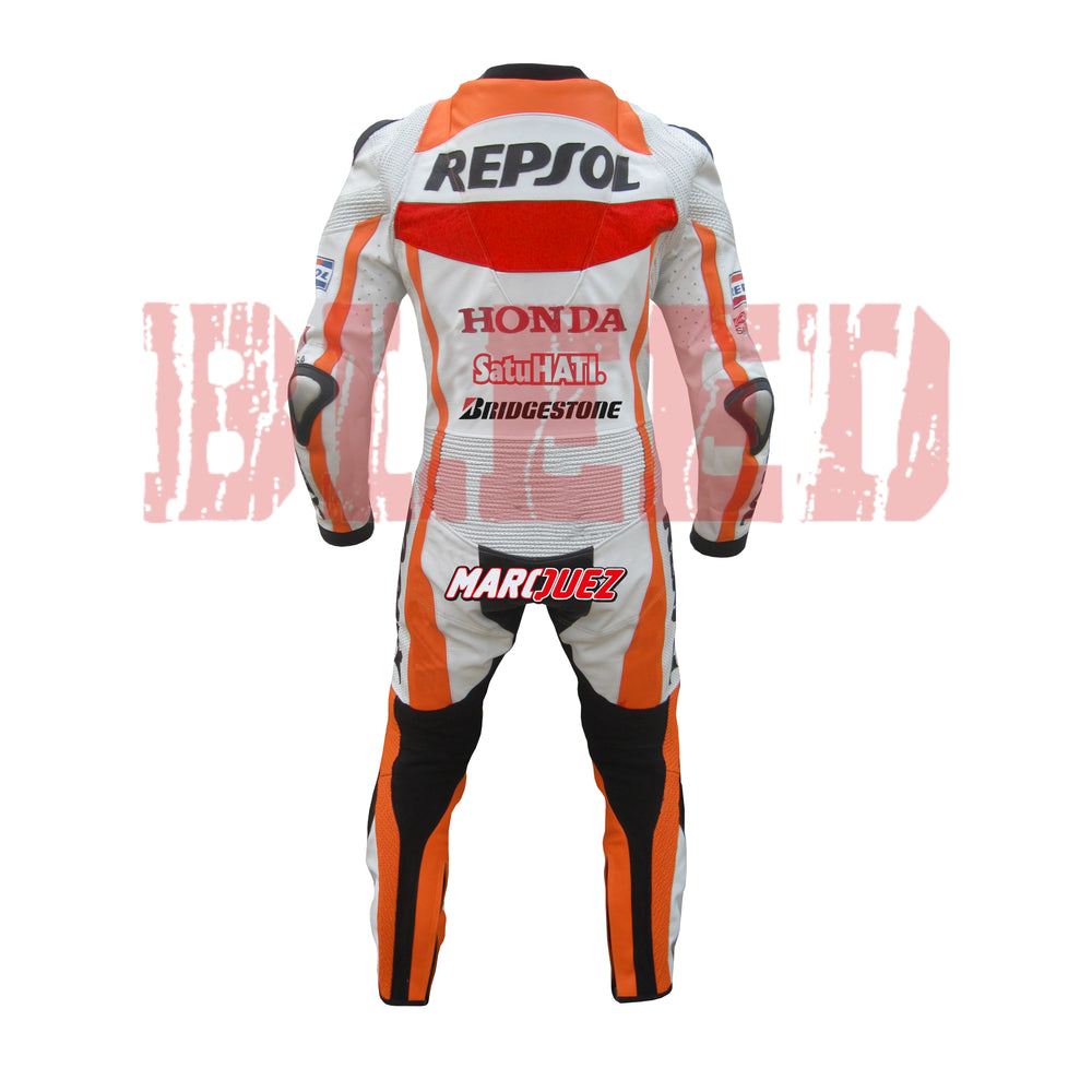 Marc Marquez Repsol MotoGP 2019 Race Suit Back View 