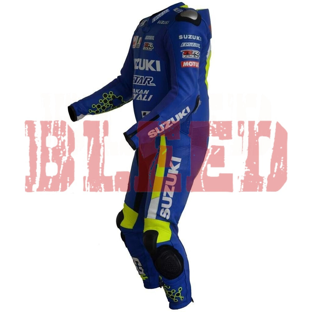 Alex Rins Suzuki ECSTAR 2019 MotoGP Leather Race Suit Left View
