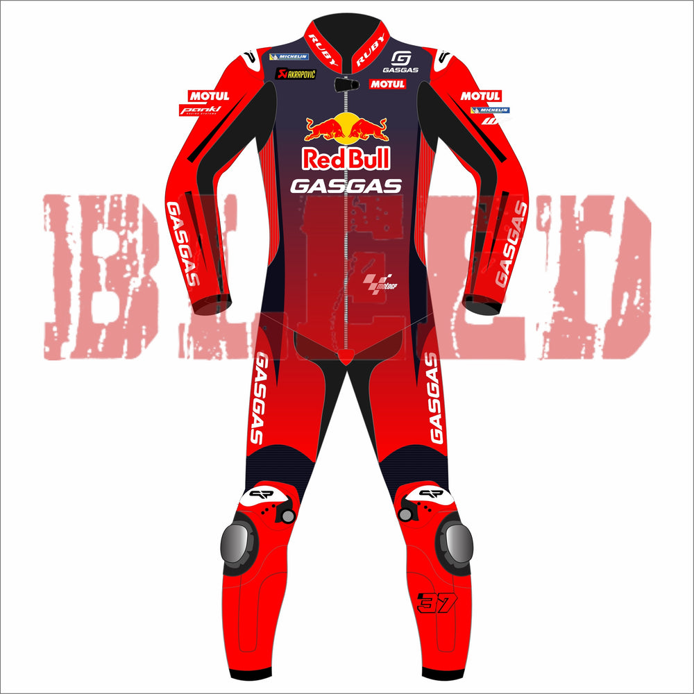 Augusto Fernandez Redbull Gasgas 2024 MotoGP Race Suit Front View