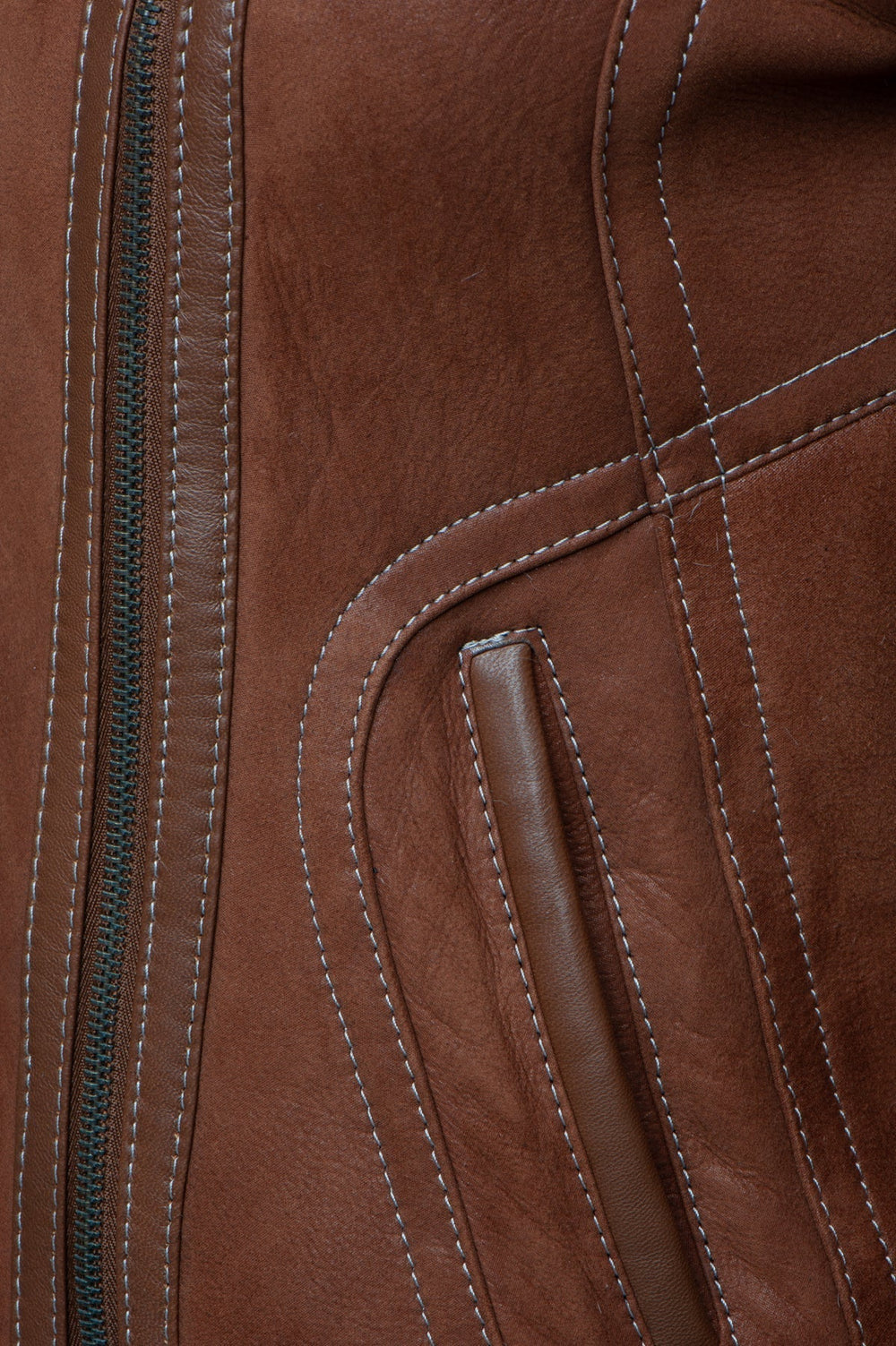 Women B3 RAF Bomber Brown Aviator Jacket-3