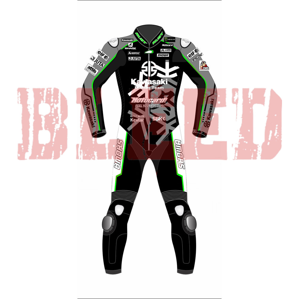 Alex Lowes KNinja 2023 Test Track Racing Suit Front View