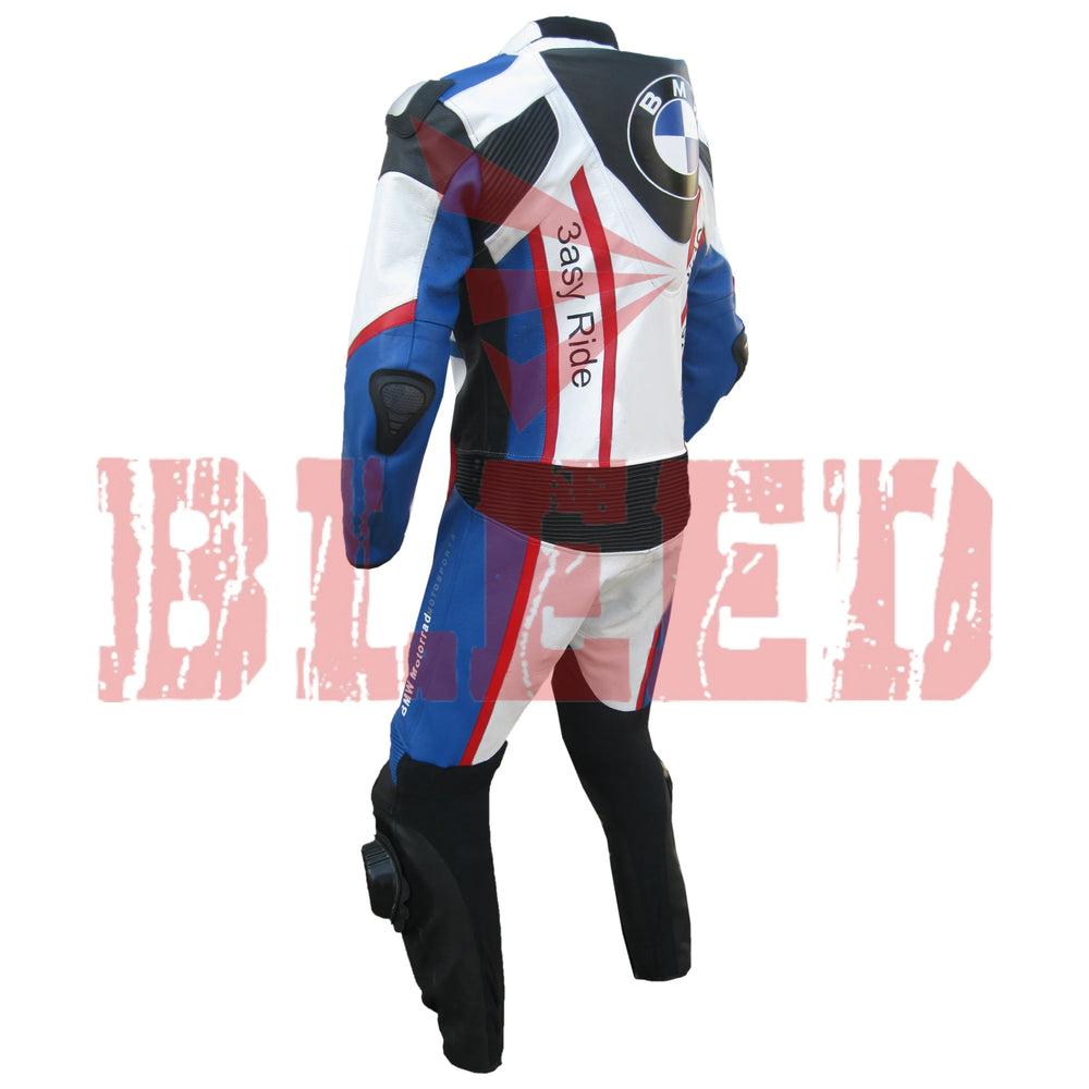 BMW Motorrad 3ESY Men Motorbike Racing Leather Suit Left View