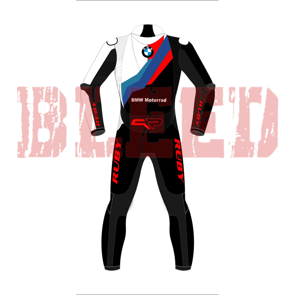 BMW MotoGP 2023 Race Suit Back View