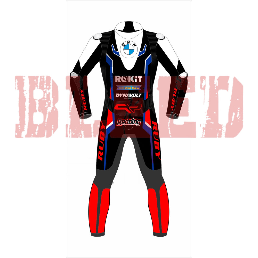 BMW Scott Redding WSBK 2023 Race Suit Back View