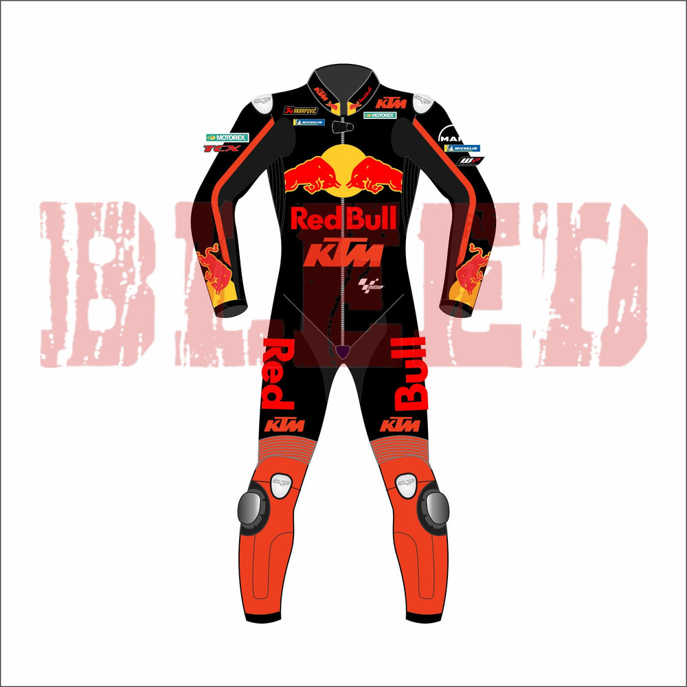 Brad Binder KTM RedBull MotoGP 2021 Leather Race Suit Front View