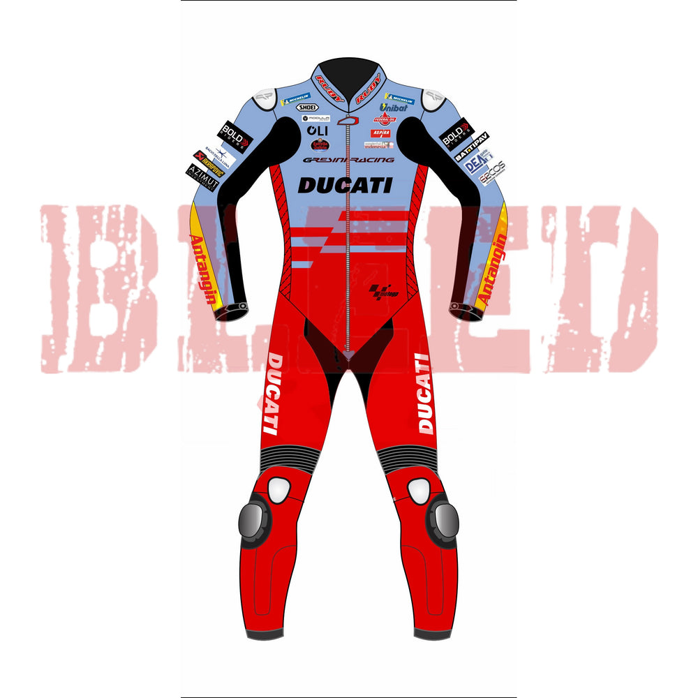 Fabio Di Giannantonio Ducati MotoGP 2023 Race Suit Front View