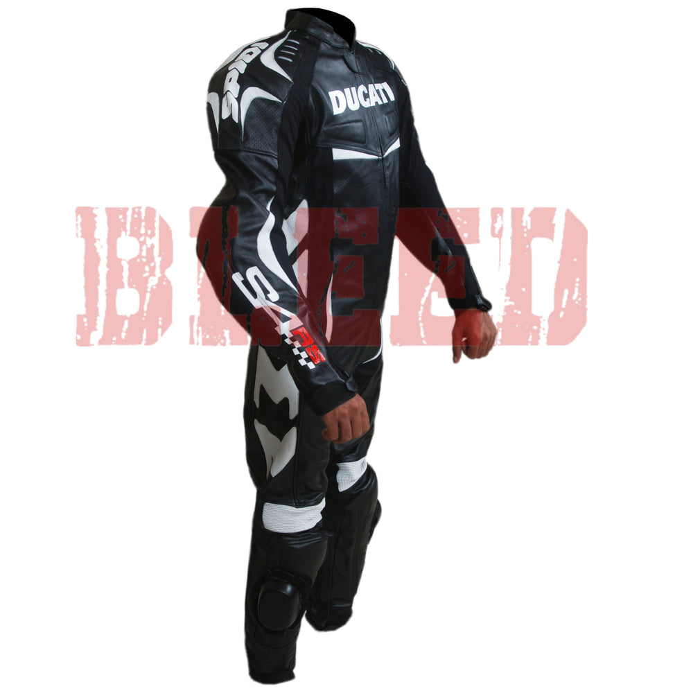 Ducati S4RS Leather Motorbike Racing Suit Right View