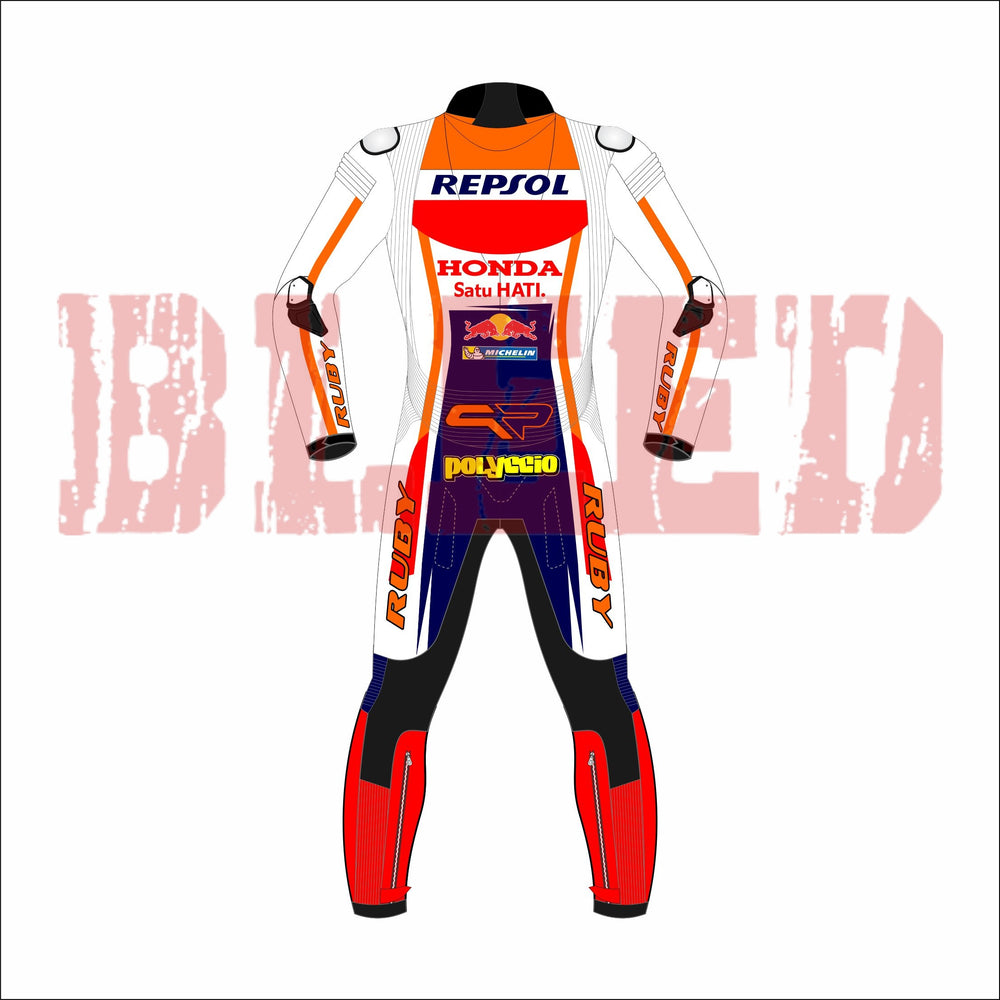 Aleix Espargaró Honda Repsol MotoGP 2022 Race Suit Back View