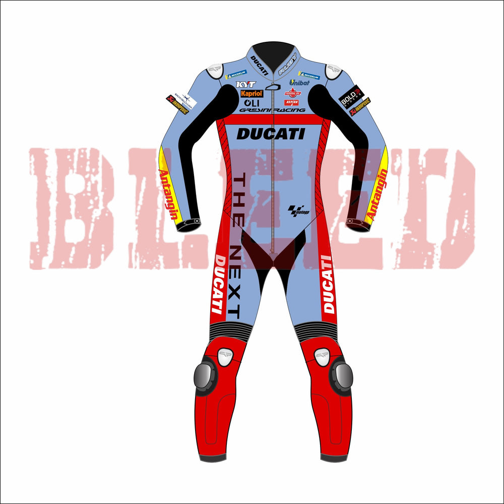 Enea Bastianini Ducati 2022 MotoGP Race Suit Front View