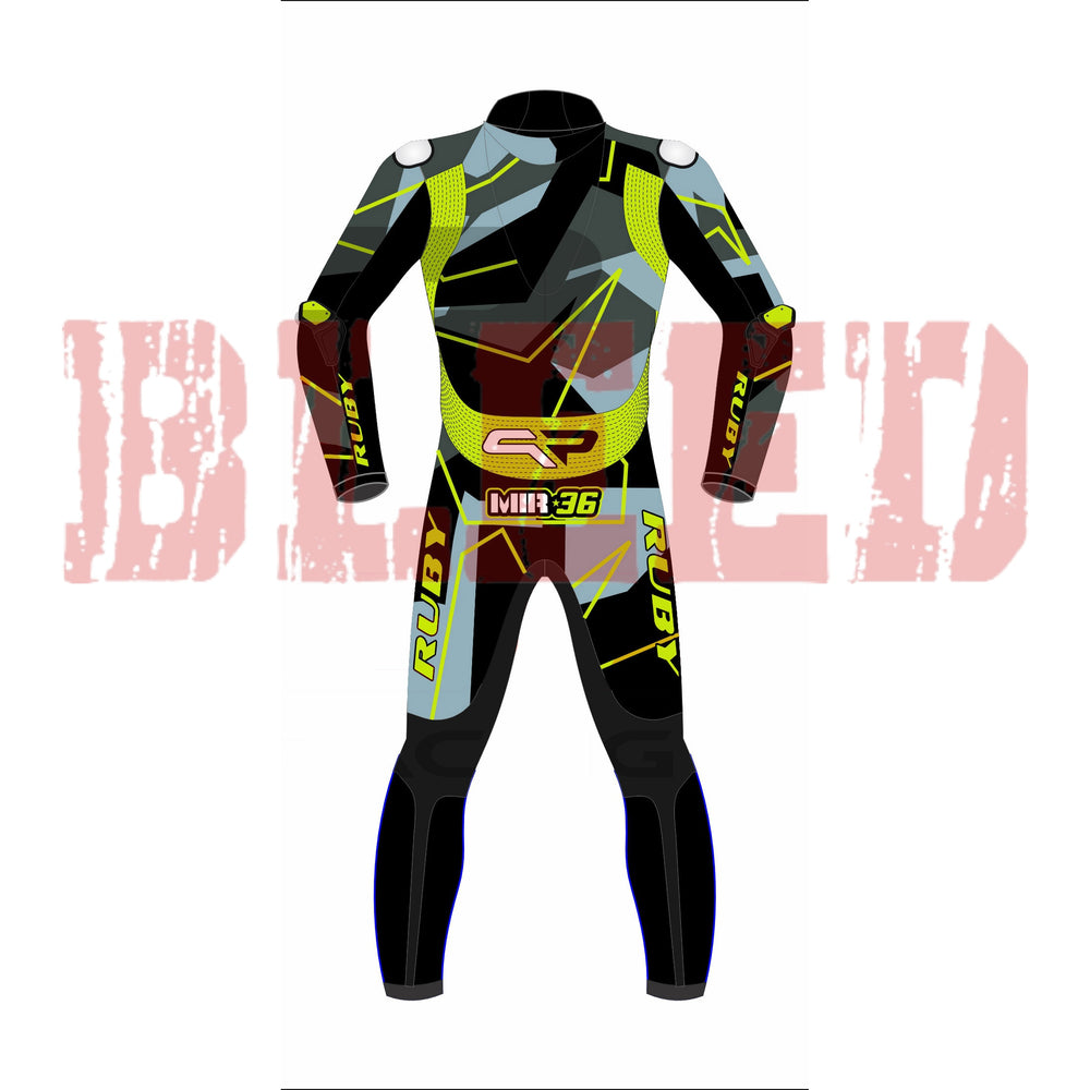 Joan Mir Honda 2023 Winter Test Racing Suit Back View