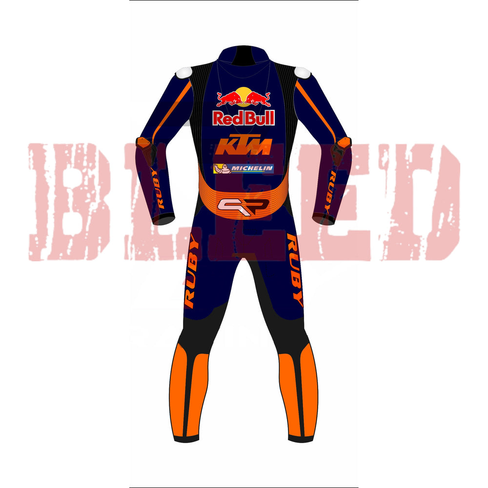 Brad Binder KTM Red Bull 2023 MotoGP Suit Back View
