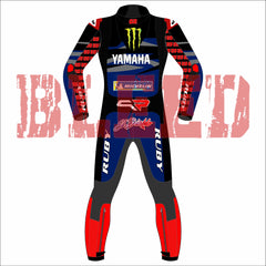Fabio Quartararo 2024 Monster Energy Yamaha MotoGP Race Suit Back View
