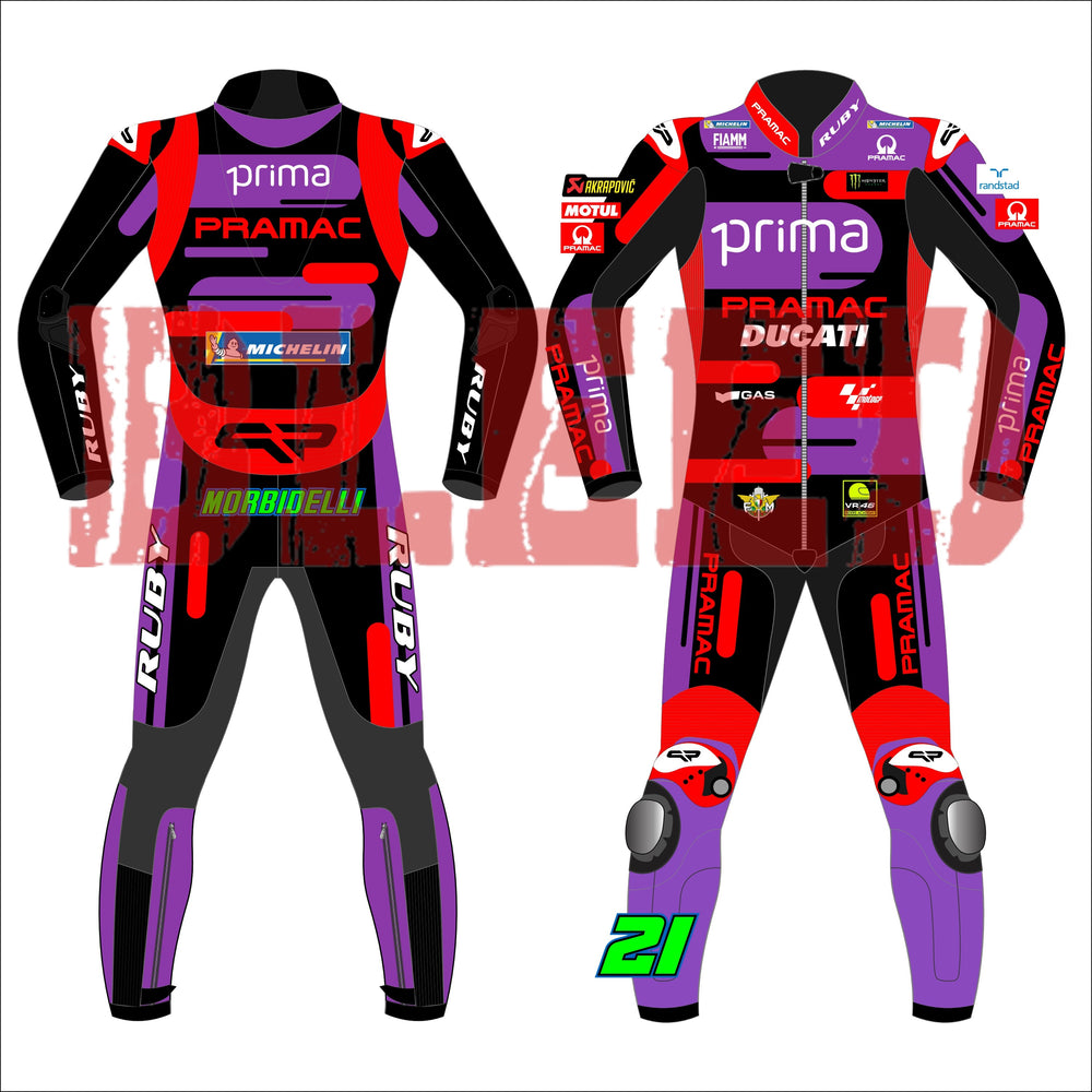 Franco Morbidelli Ducati Pramac MotoGP 2024 Race Suit