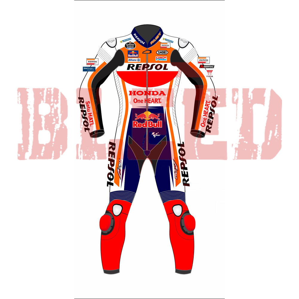 Marc Marquez Honda MotoGP 2023 Race Suit Front View