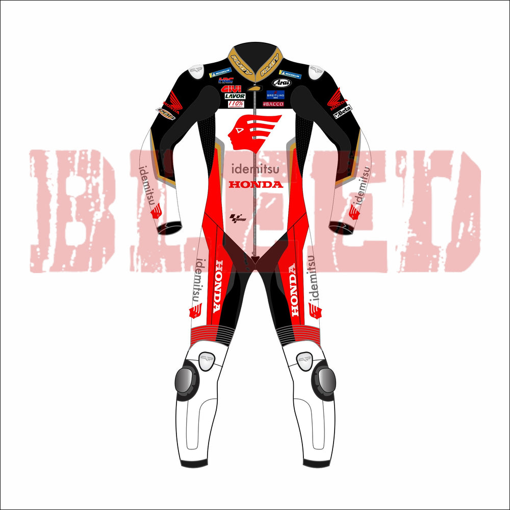 Honda Idemitsu 2022 MotoGP Racing Suit Front View