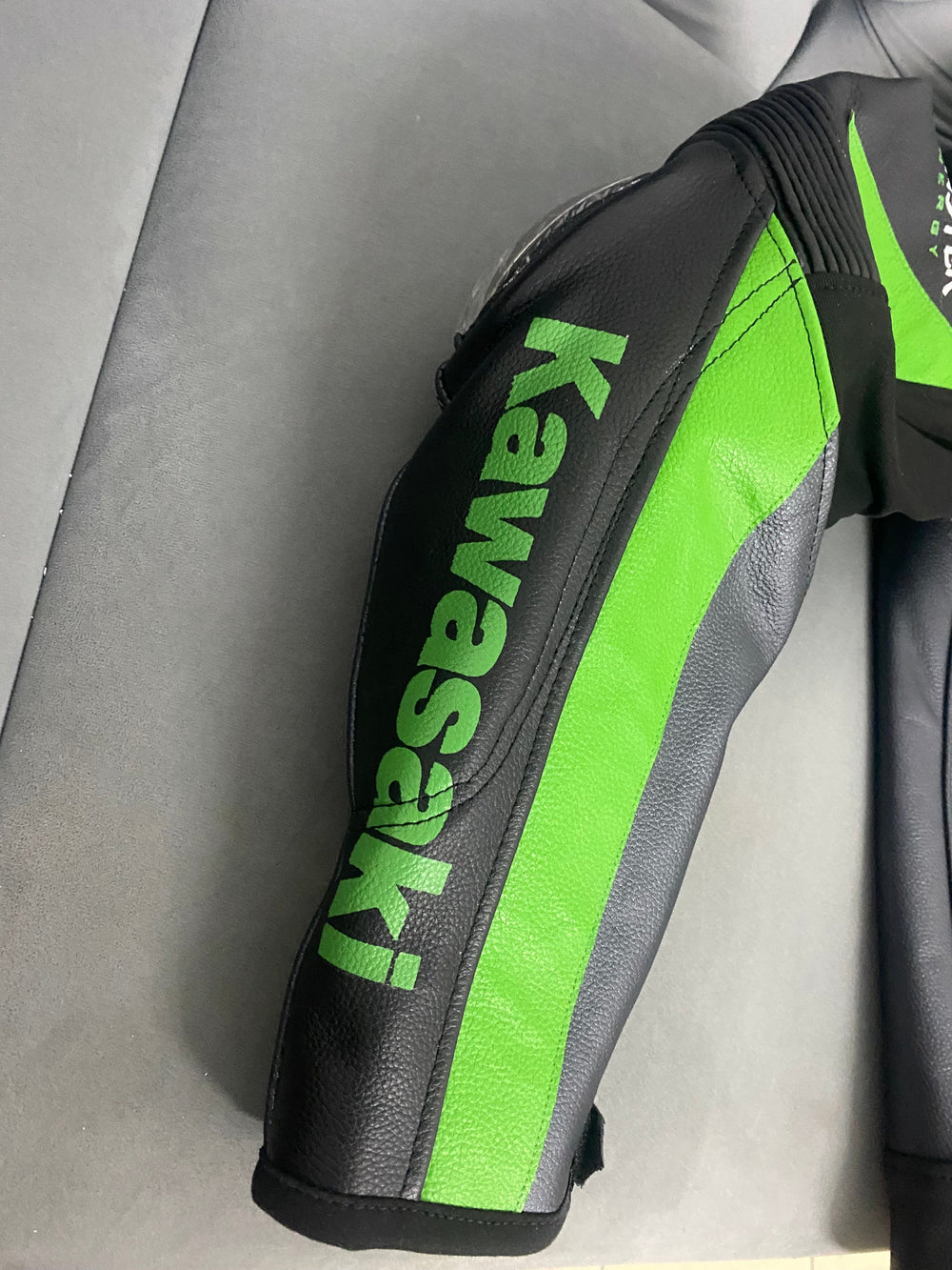 Kawasaki Ninja H2 Motorbike Racing Leather Jacket