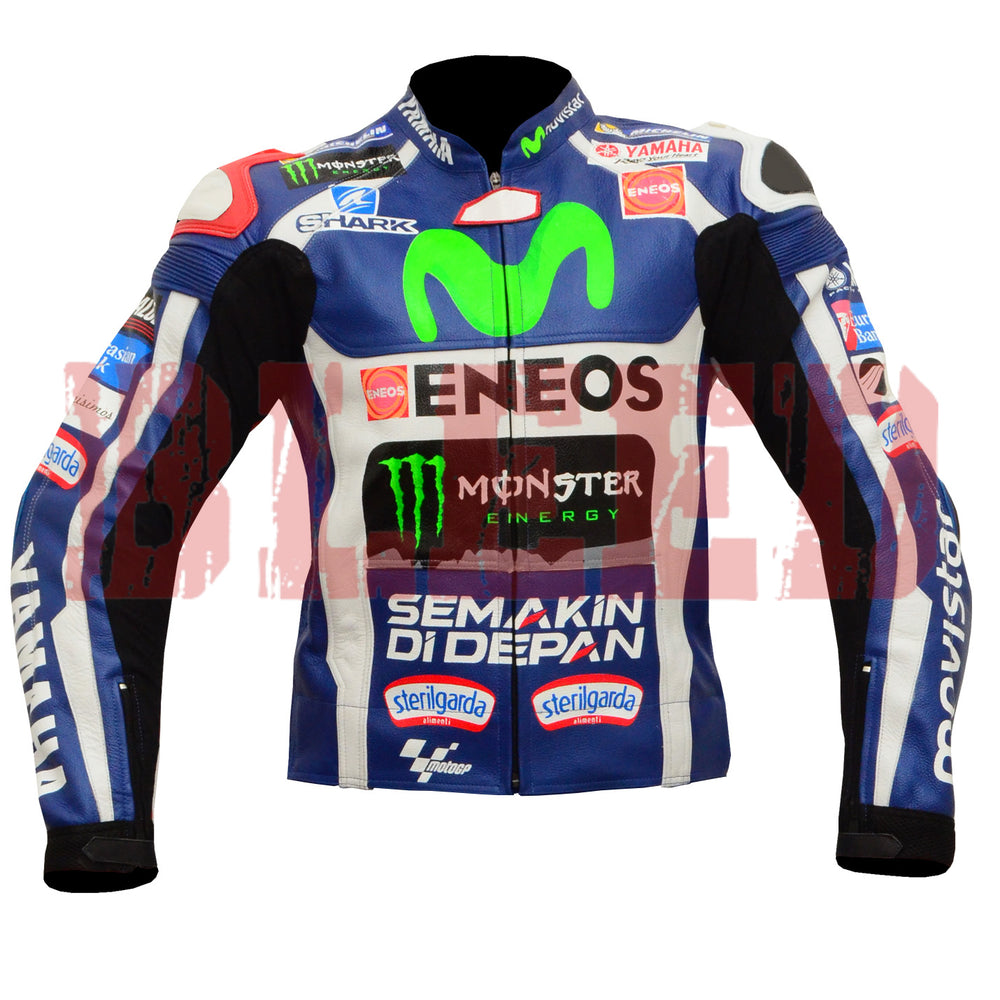 Jorge Lorenzo Motorbike Riding Jacket Front View