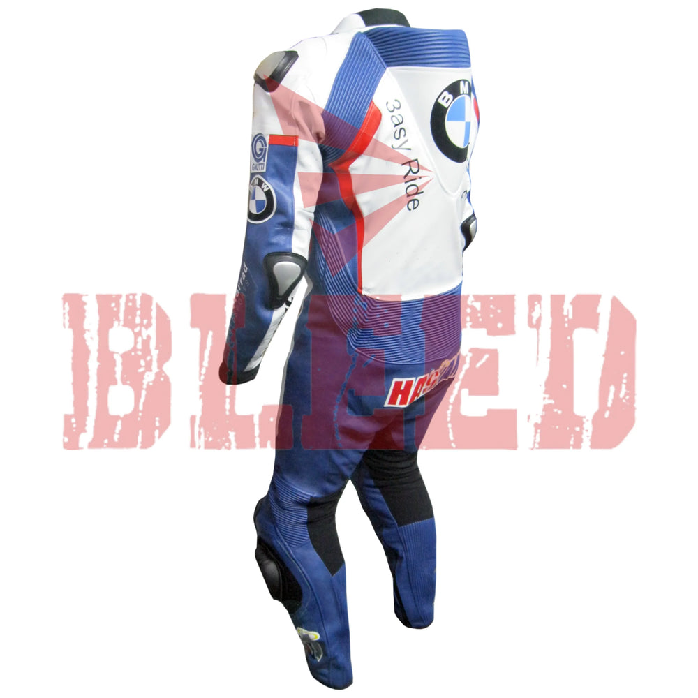 Leon Haslam BMW Motorbike Racing Suit Left View