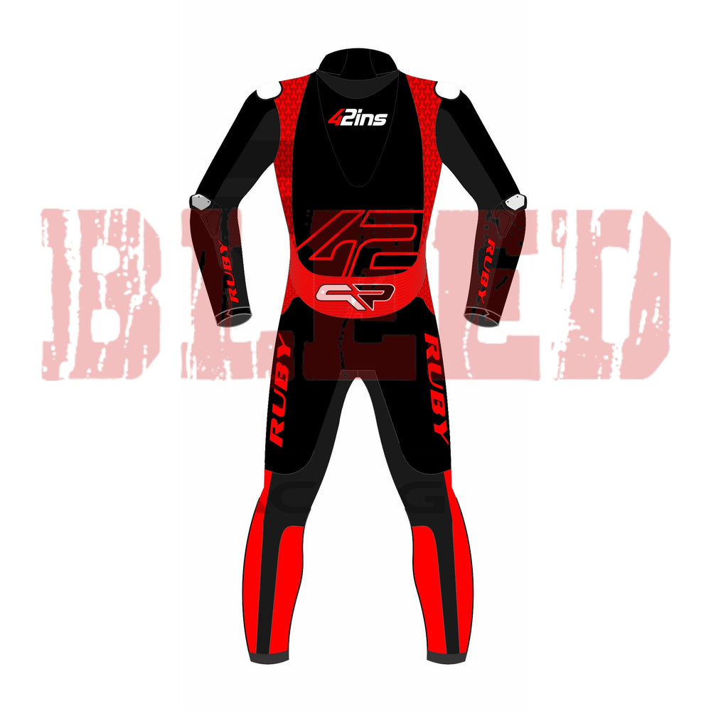 Alex Rins Honda LCR Winter Test 2023 Racing Suit Back View