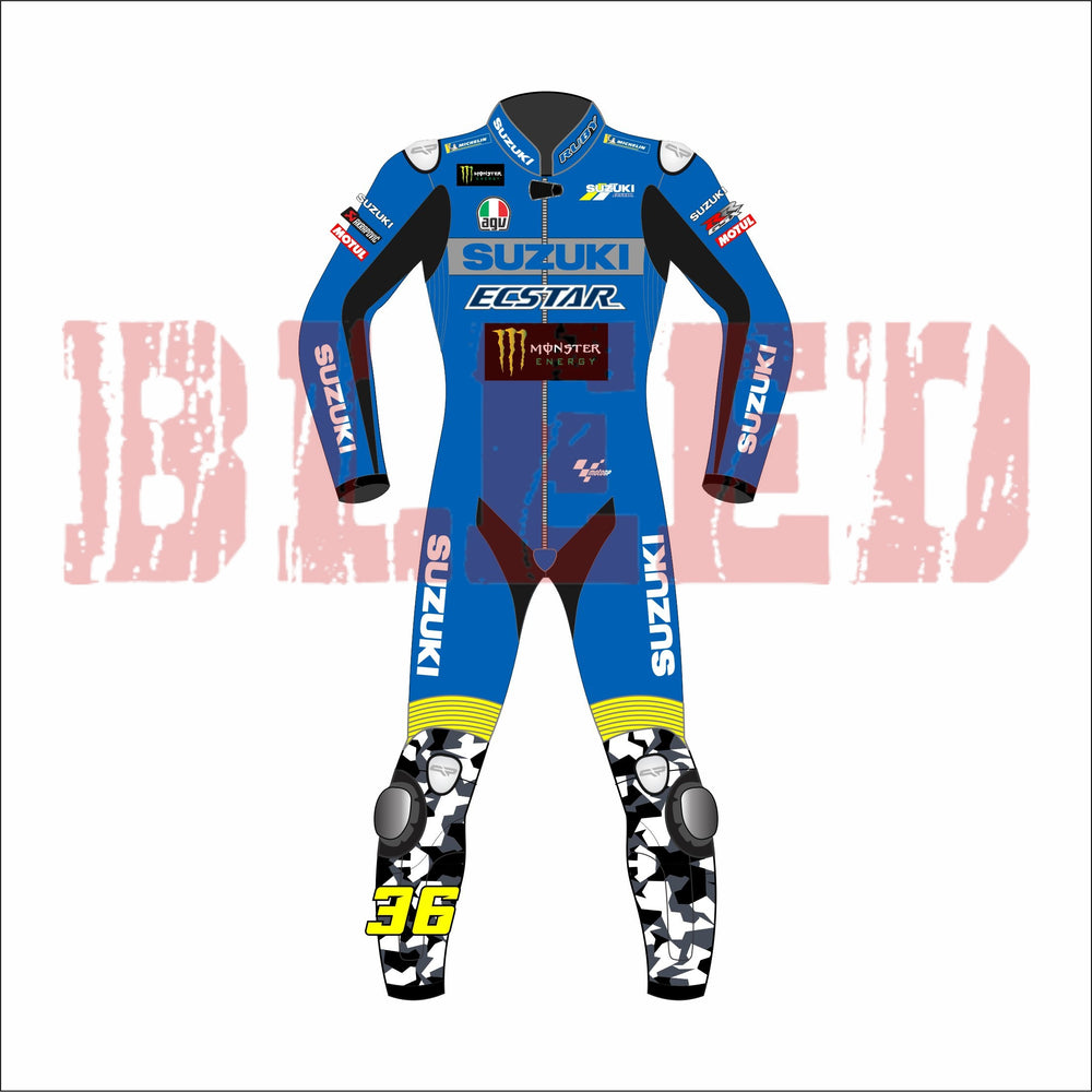 oan Mir Suzuki 2021 MotoGP Race Suit Front View