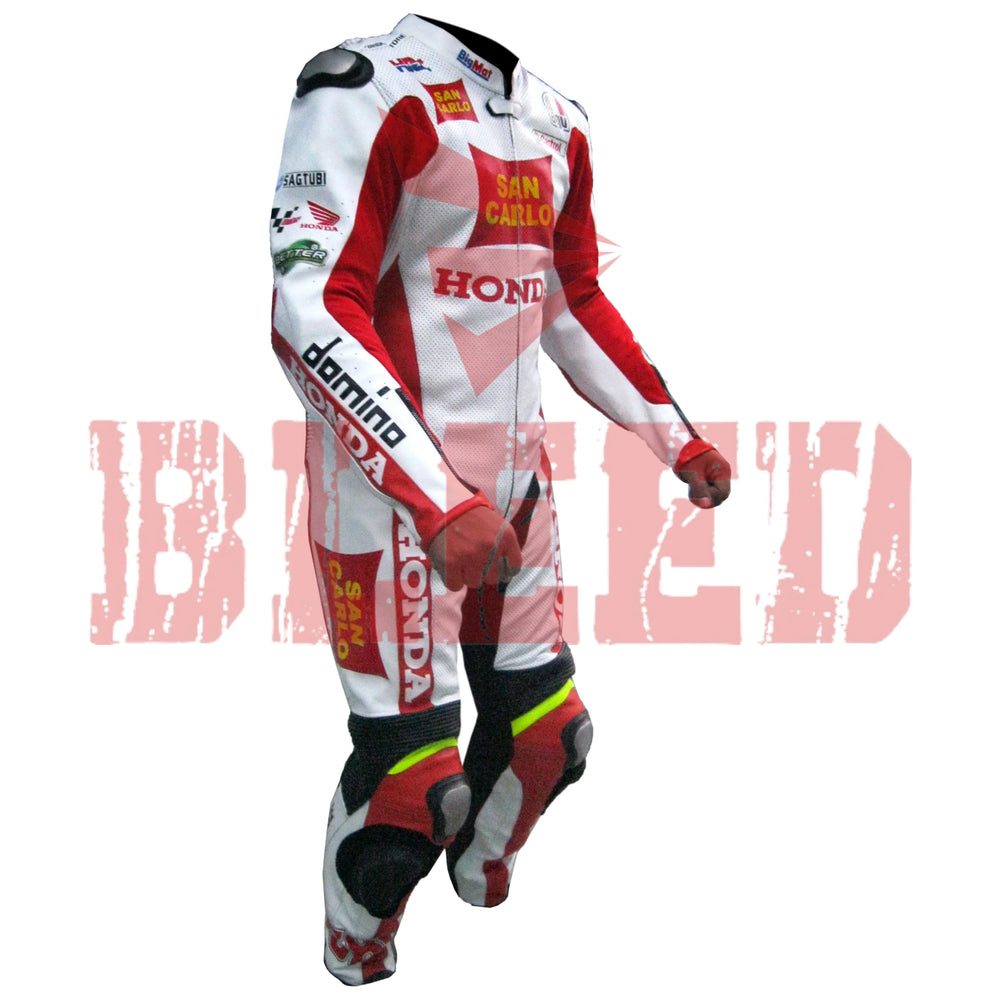 Marco Simoncelli Motorcycle Riding Suit Right View