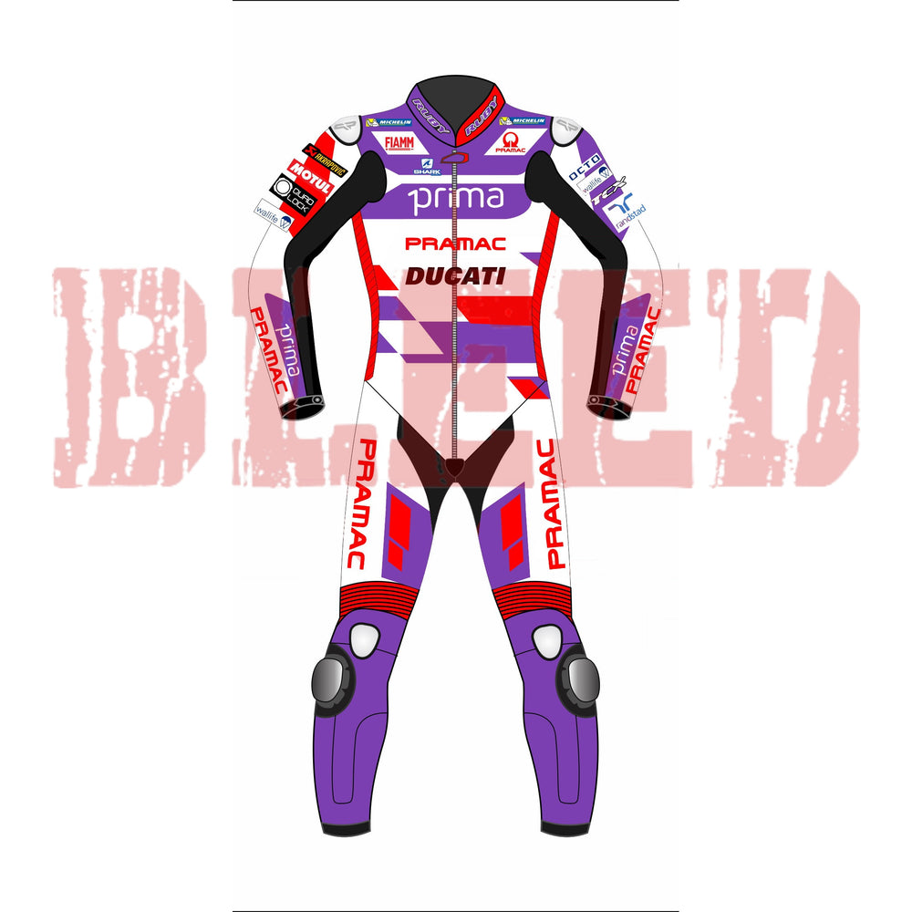 Johan Zarco Ducati Pramac MotoGP 2023 Race Suit Front View