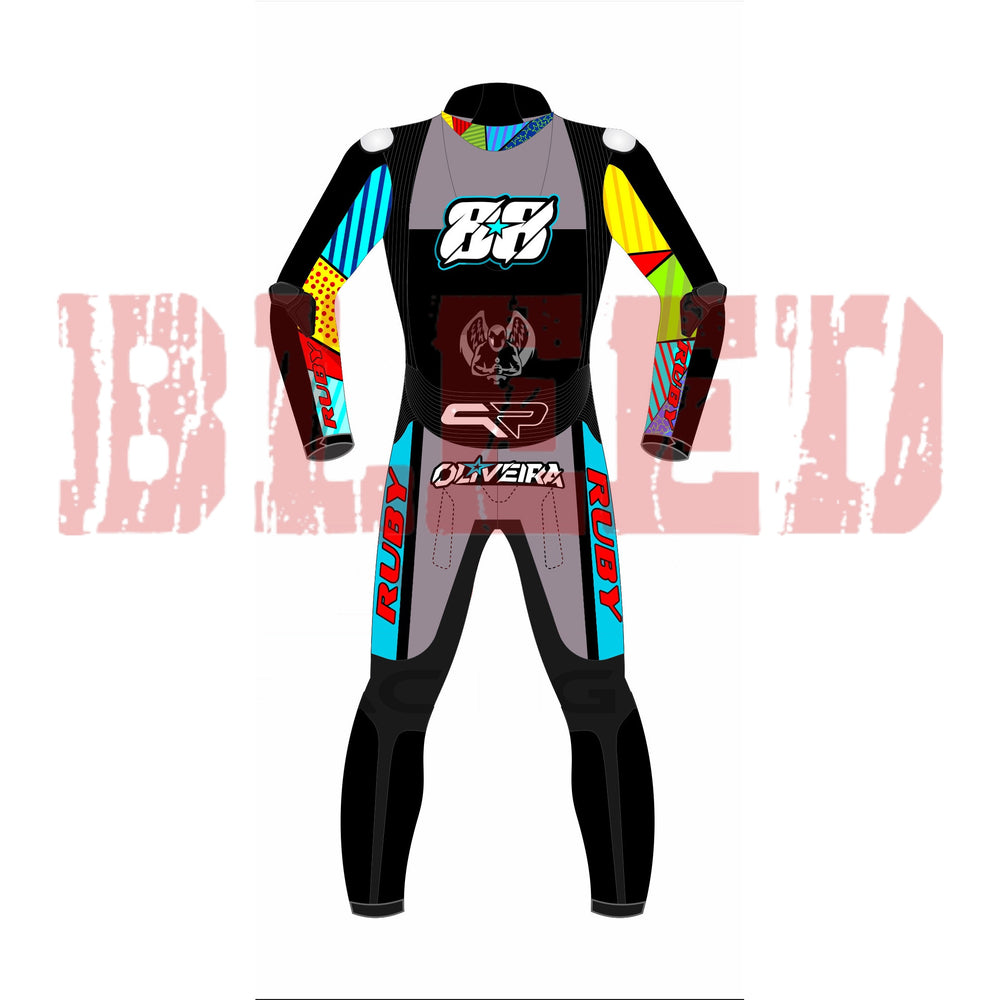 Miguel Oliveira Winter Test 2023 Race Suit Back View