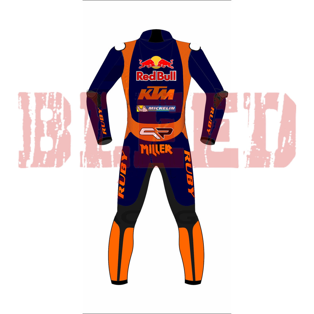 Jack Miller KTM Red Bull MotoGP 2023 Race Suit Back View