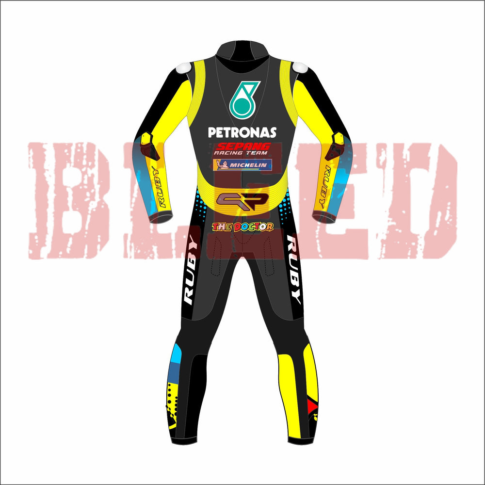 Valentino Rossi Petronas 2021 MotoGP Suit Back View