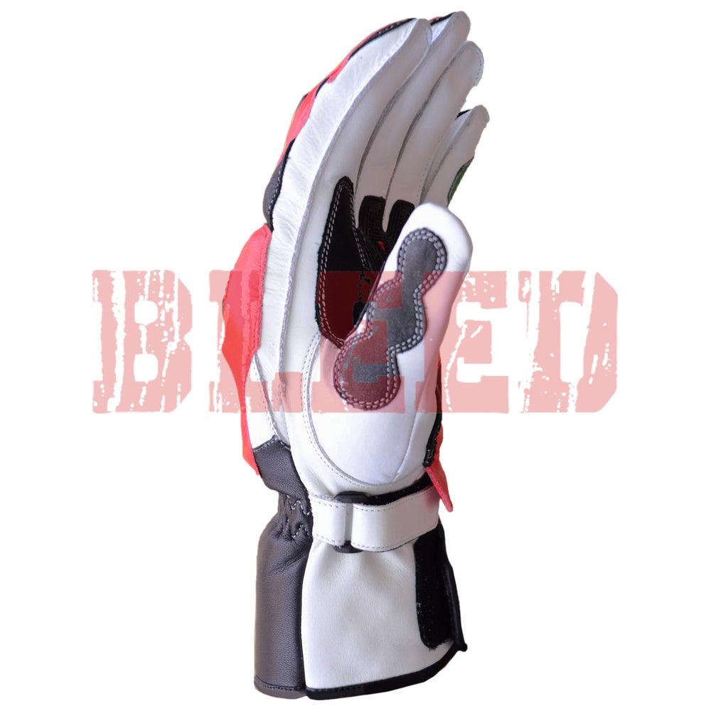 Tom Sykes KNinja Motorbike Racing Leather Biker Glove-3